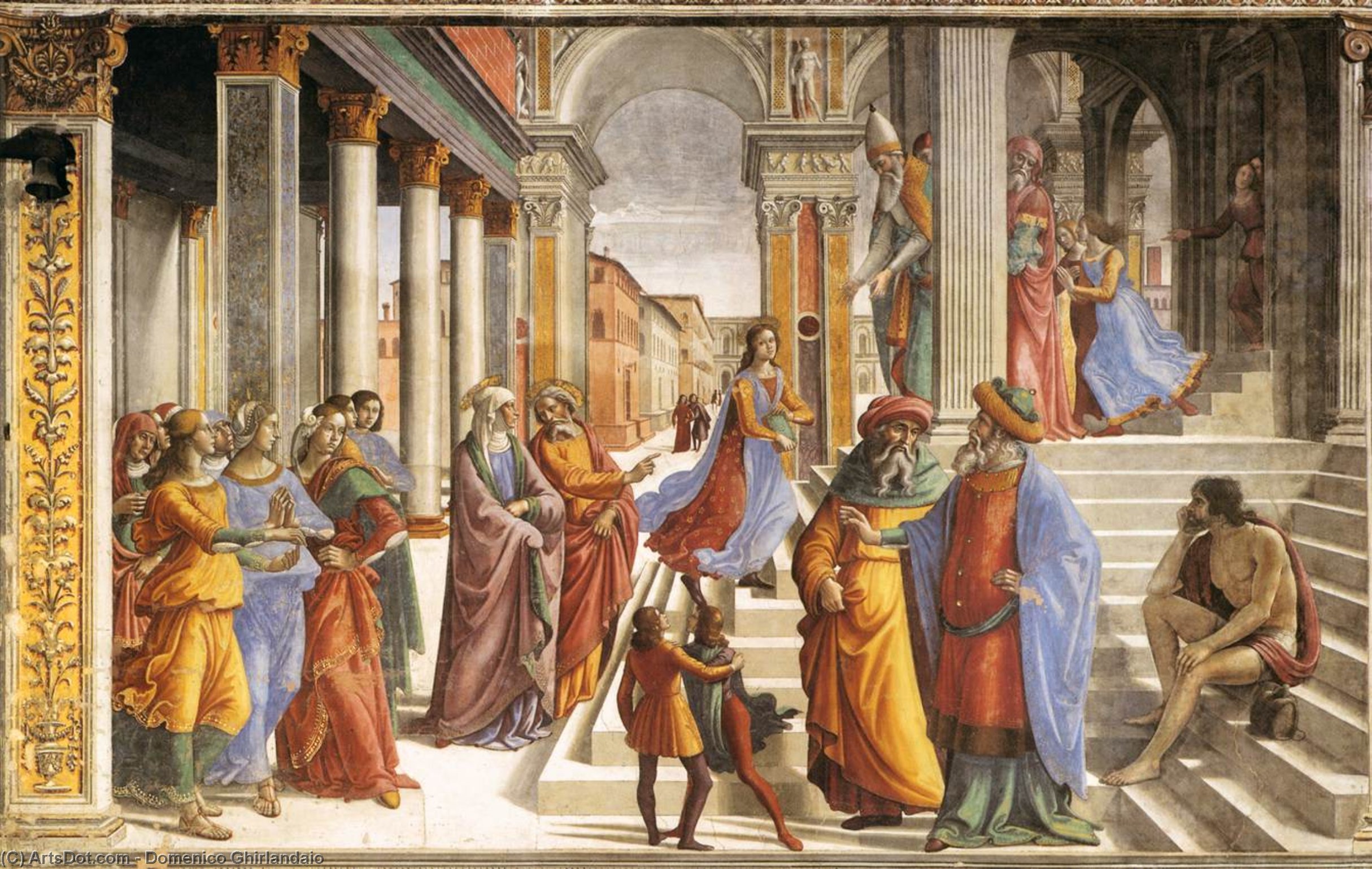 Presentation Of The Virgin At The Temple — Domenico Ghirlandaio