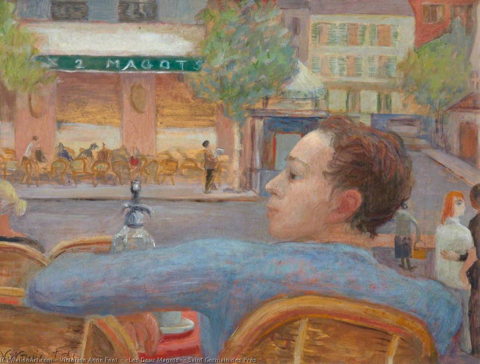 'les Deux Magots', Saint Germain Des Près — Victorine Anne Foot