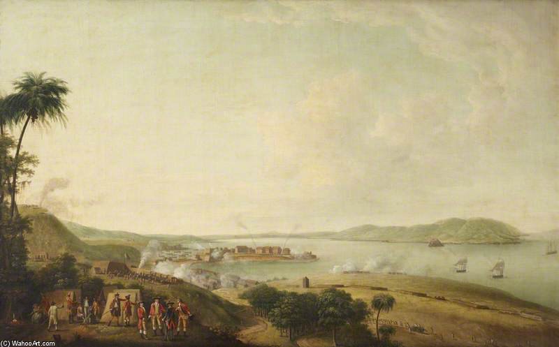 British Attack On The Citadel Of Martinique — Dominic Serres