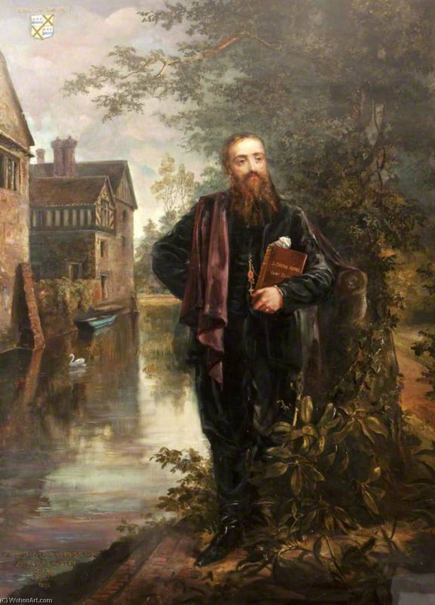 Edward Heneage Dering (1826–1892) 'the Philosopher's Morning Walk' — Rebecca Dulcibella Orpen