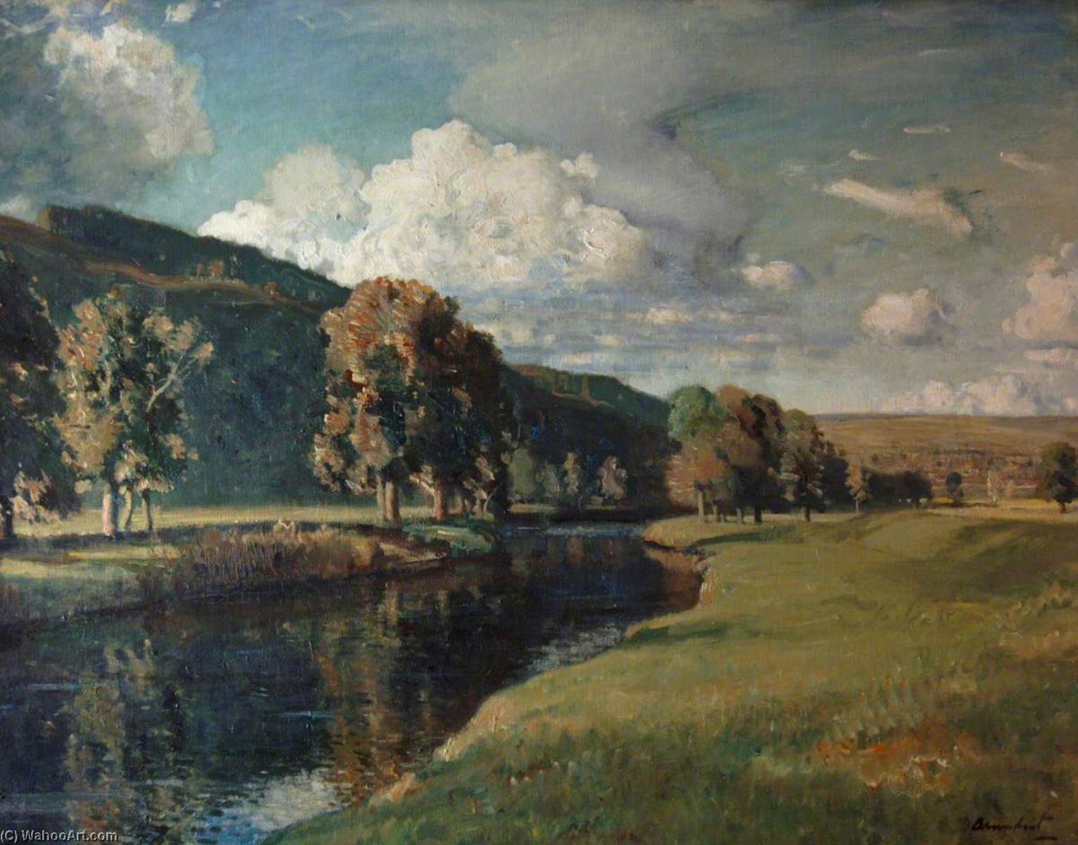 Autumn By The River — Reginald Grange Brundrit