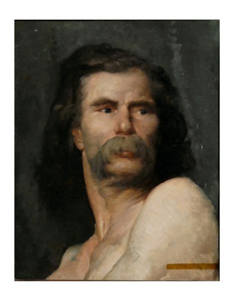 Portrait D'homme Dit Vercingétorix — Jules Bastien-lepage