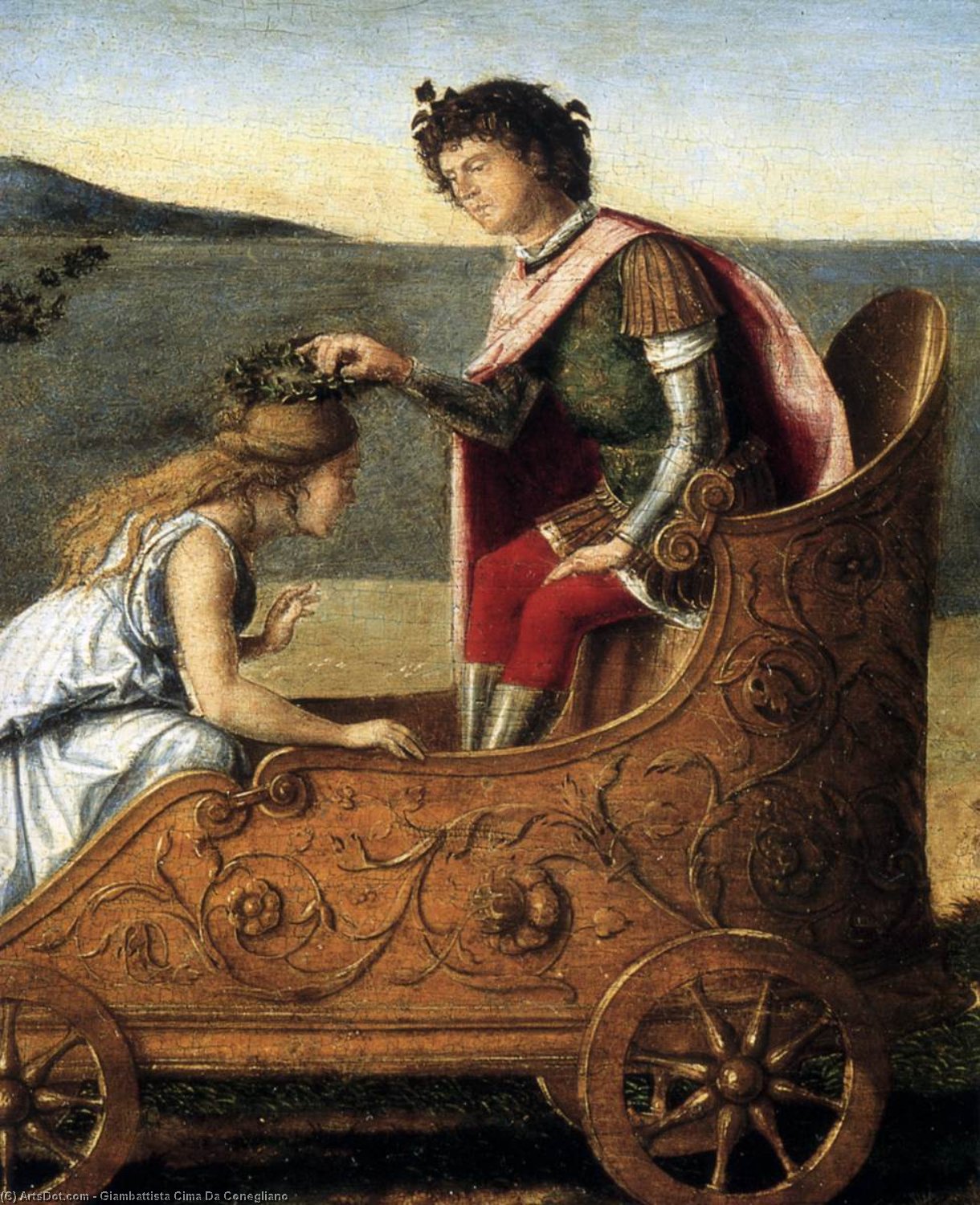 The Marriage Of Bacchus And Ariadne (detail) — Giovanni Battista Cima Da Conegliano