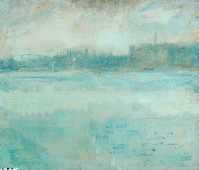 The Thames From The Artist's House In Grosvenor Road — Ambrose Mcevoy