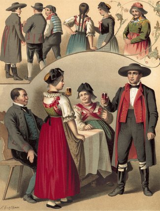 German Costume Baden Schapbach — アルベルト・クレッチマー