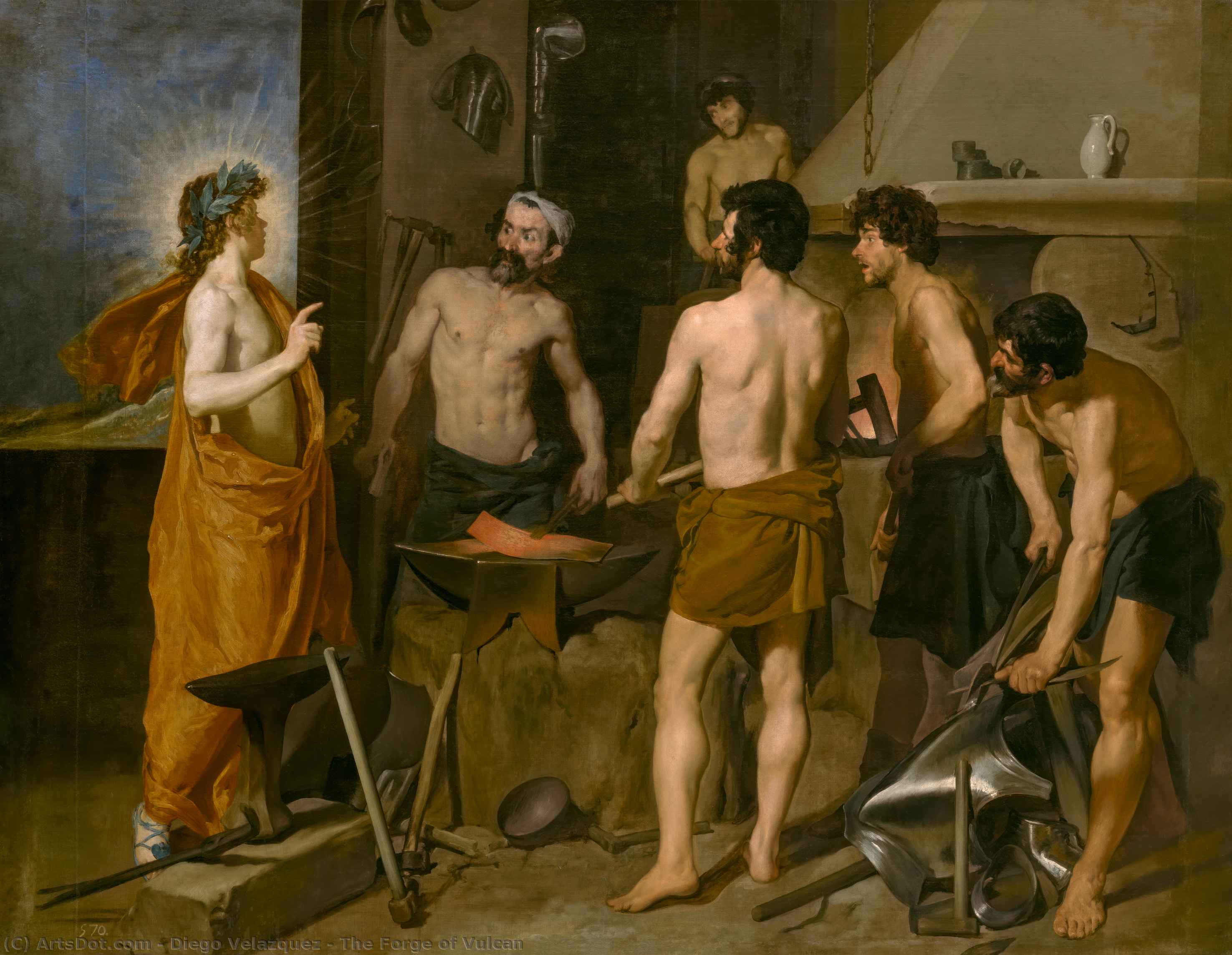 The Forge Of Vulcan — Diego Velázquez