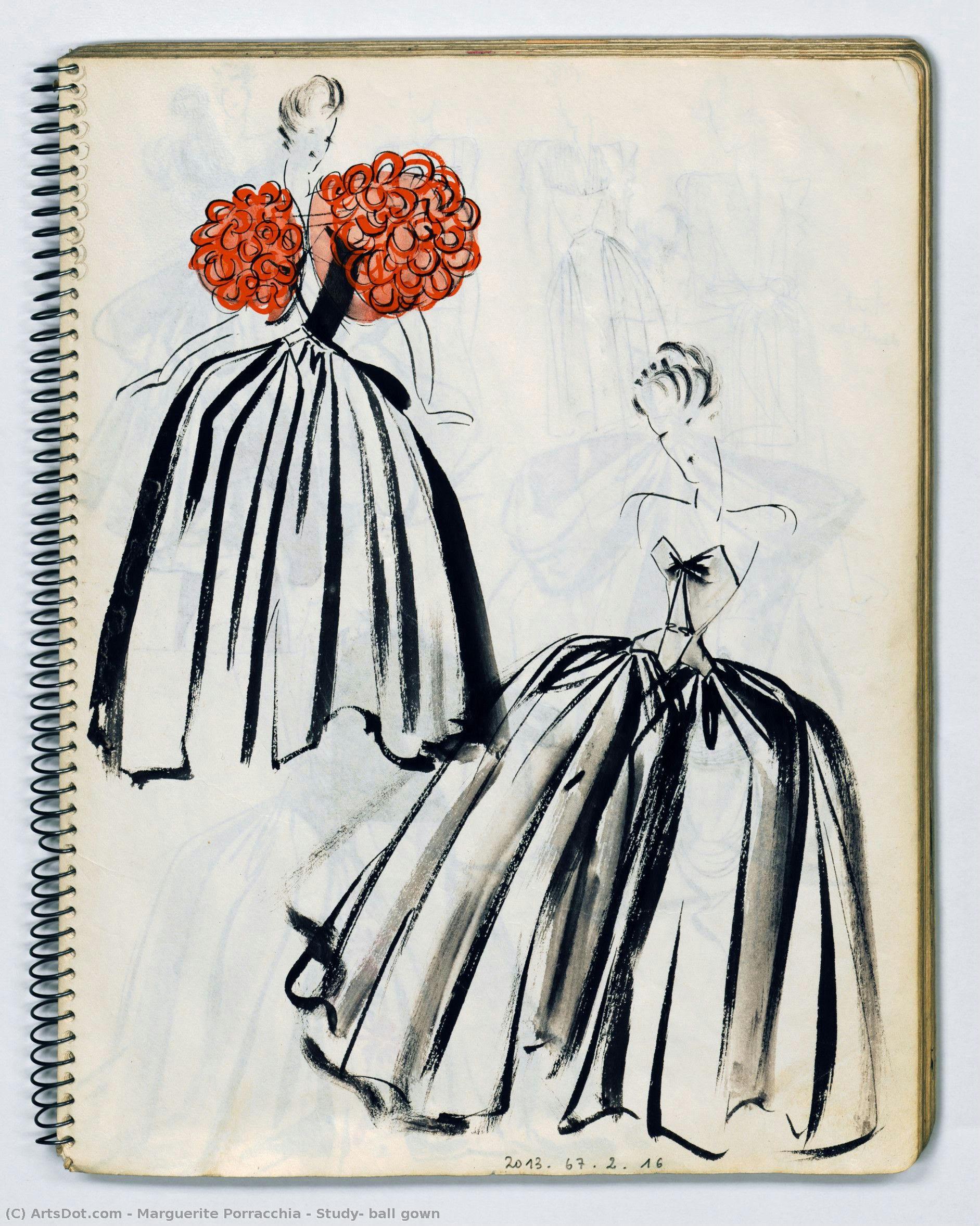 Study: Ball Gown — Marguerite Porracchia