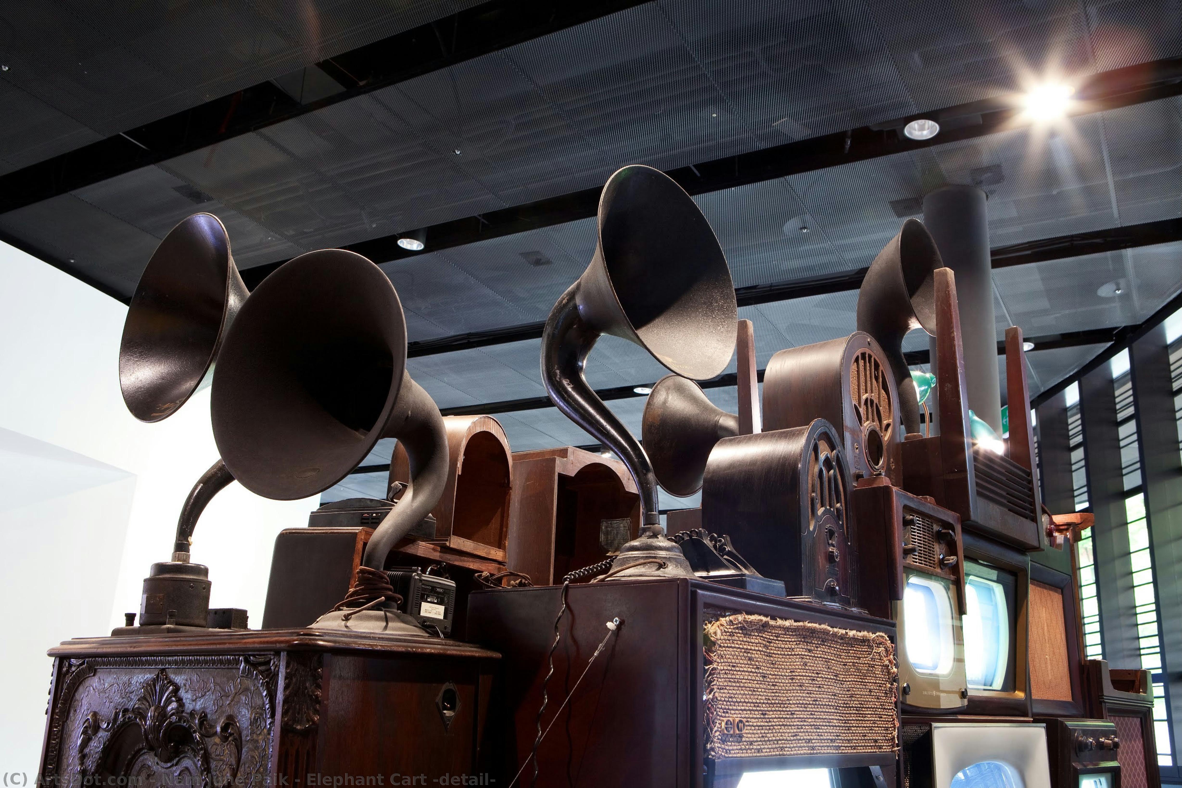 Elephant Cart (detail) — Nam June Paik