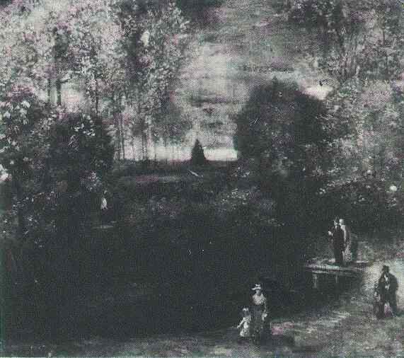 Parsonage Garden At Nuenen With Pond And Figures, The — フィンセント・ファン・ゴッホ