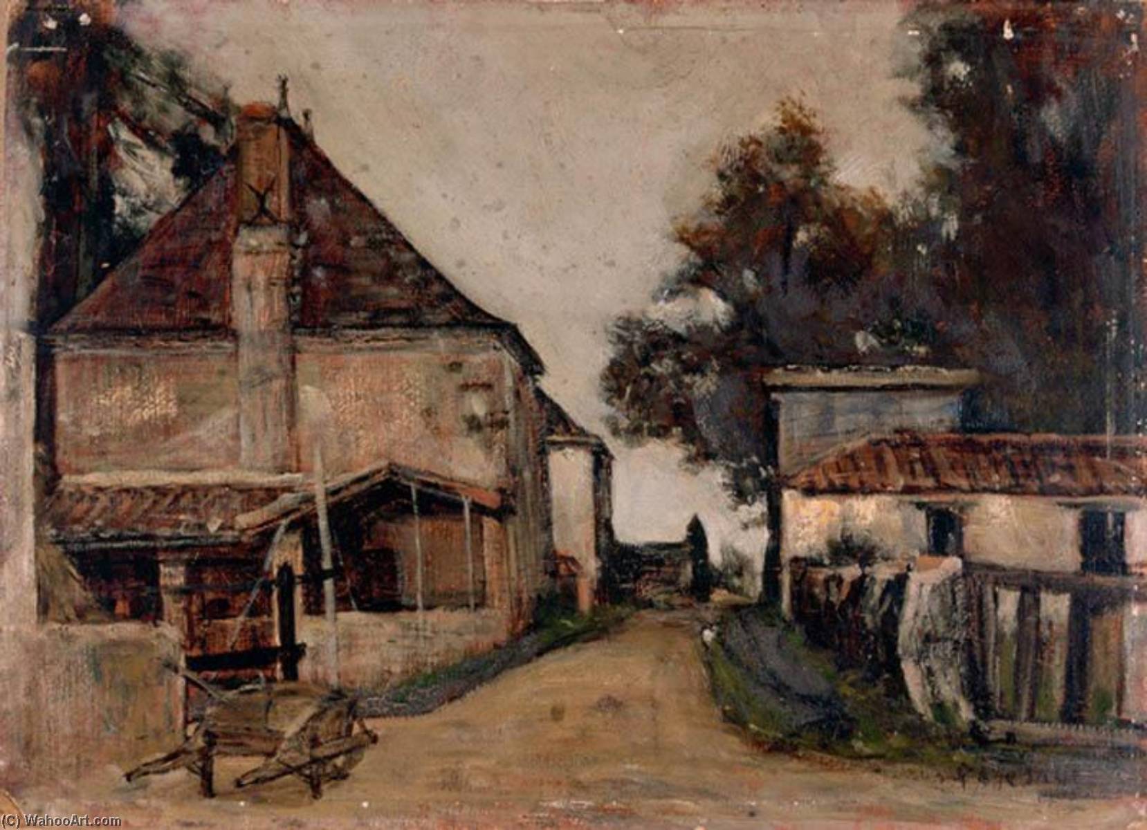Paysage, Brouette — Lesage Pierre Alexis