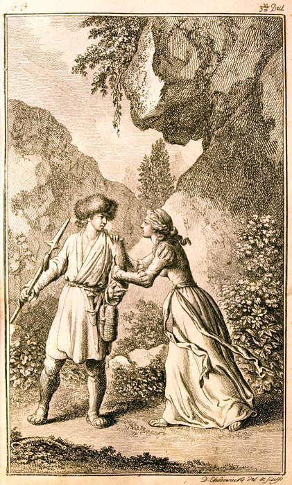 Illustration From Johannes Ewalds The Death Of Balder — Daniel Nikolaus Chodowiecki