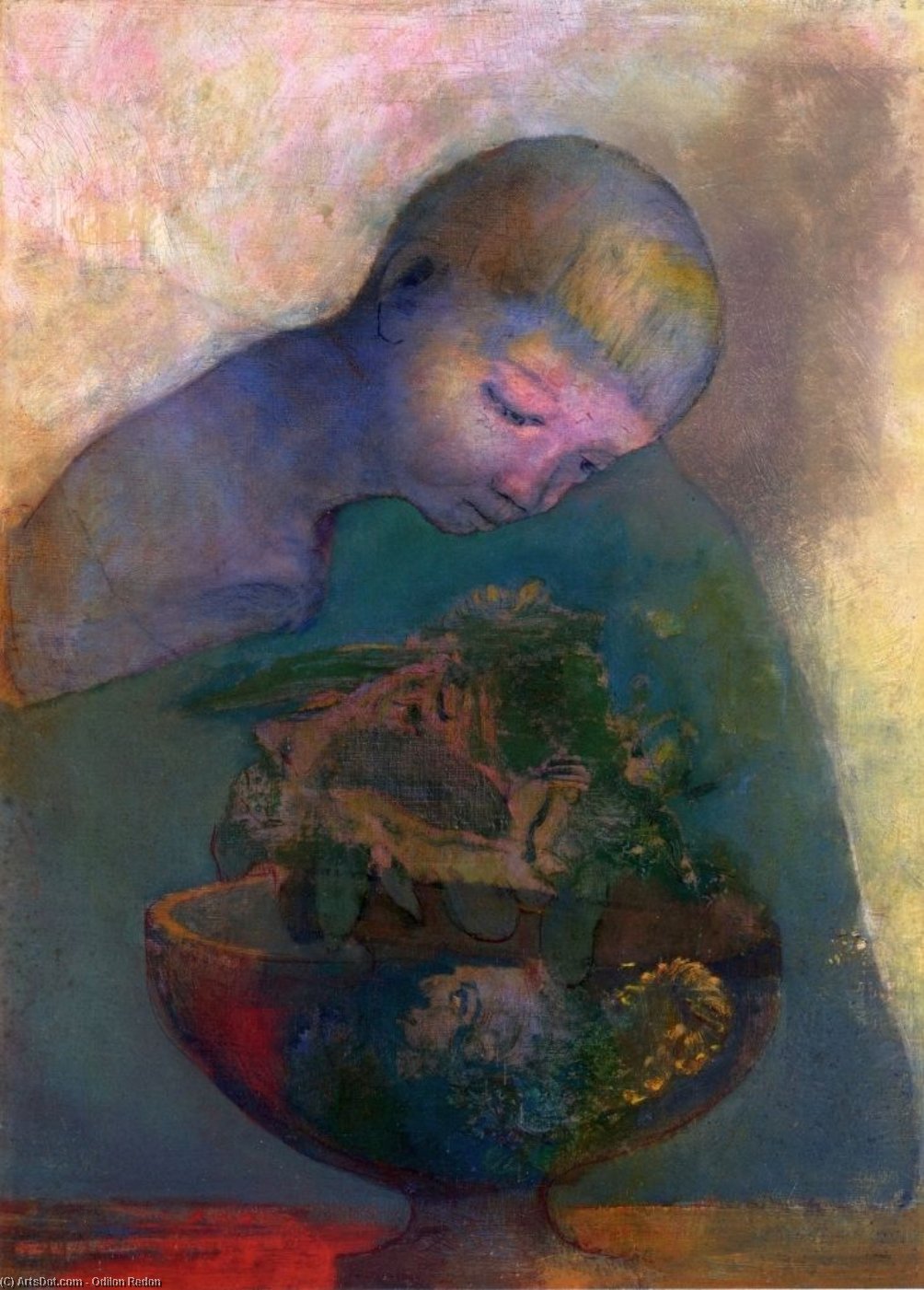 La Coupe Du Devenir (also Known As L'enfant Ã La Coupe) — Odilon Redon