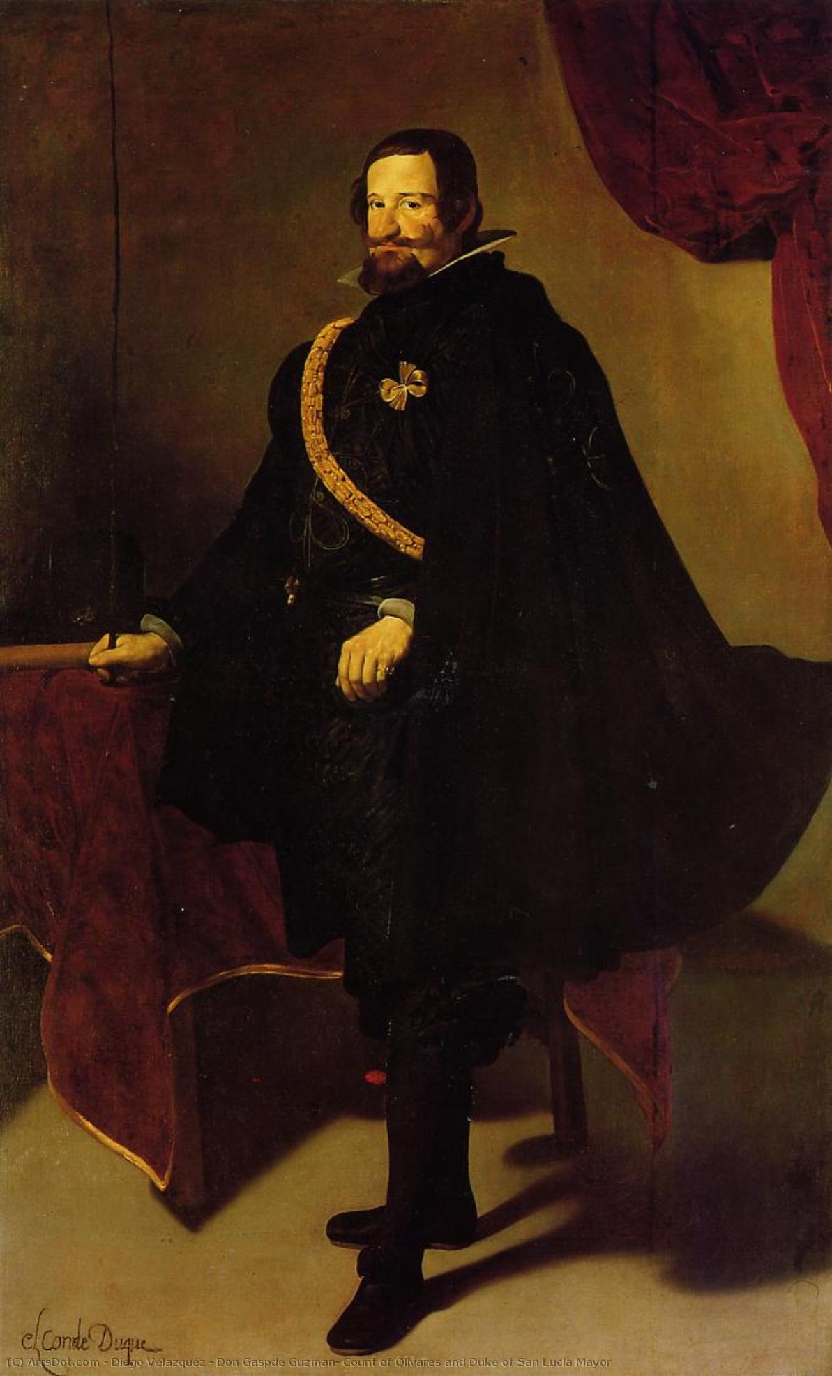 Don Gaspde Guzman, Count Of Olivares And Duke Of San Lucla Mayor — Diego Velázquez