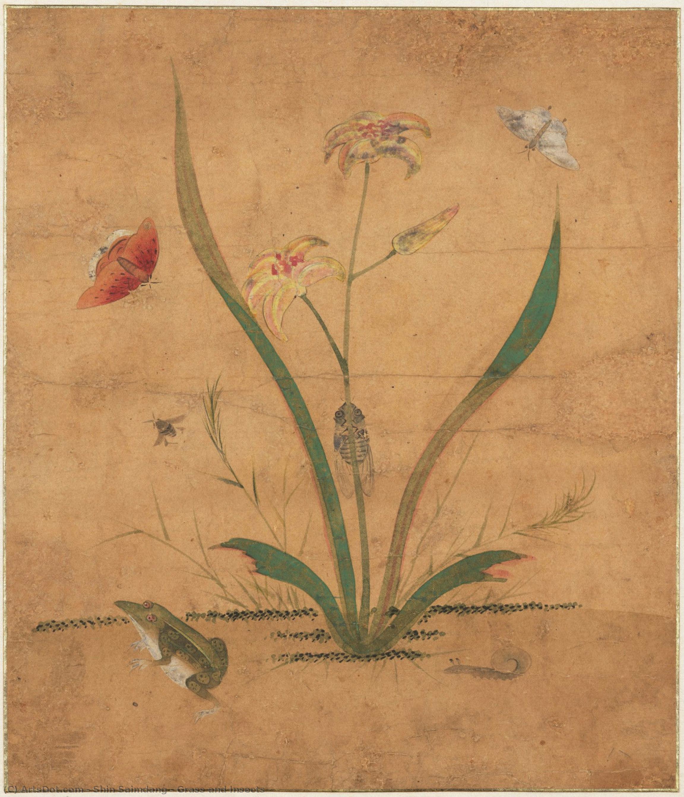 Grass And Insects — Shin Saimdang