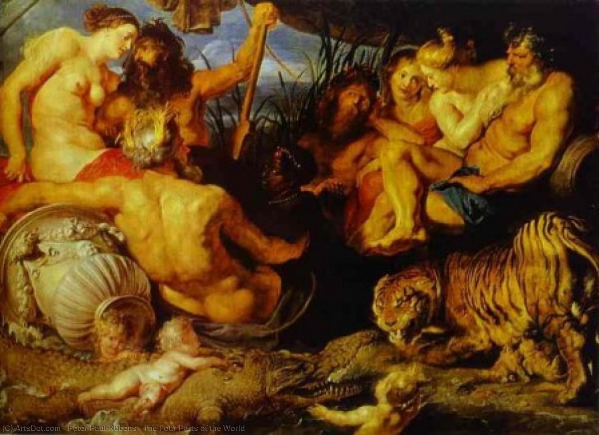 Las Cuatro Partes Del Mundo — Pedro Pablo Rubens