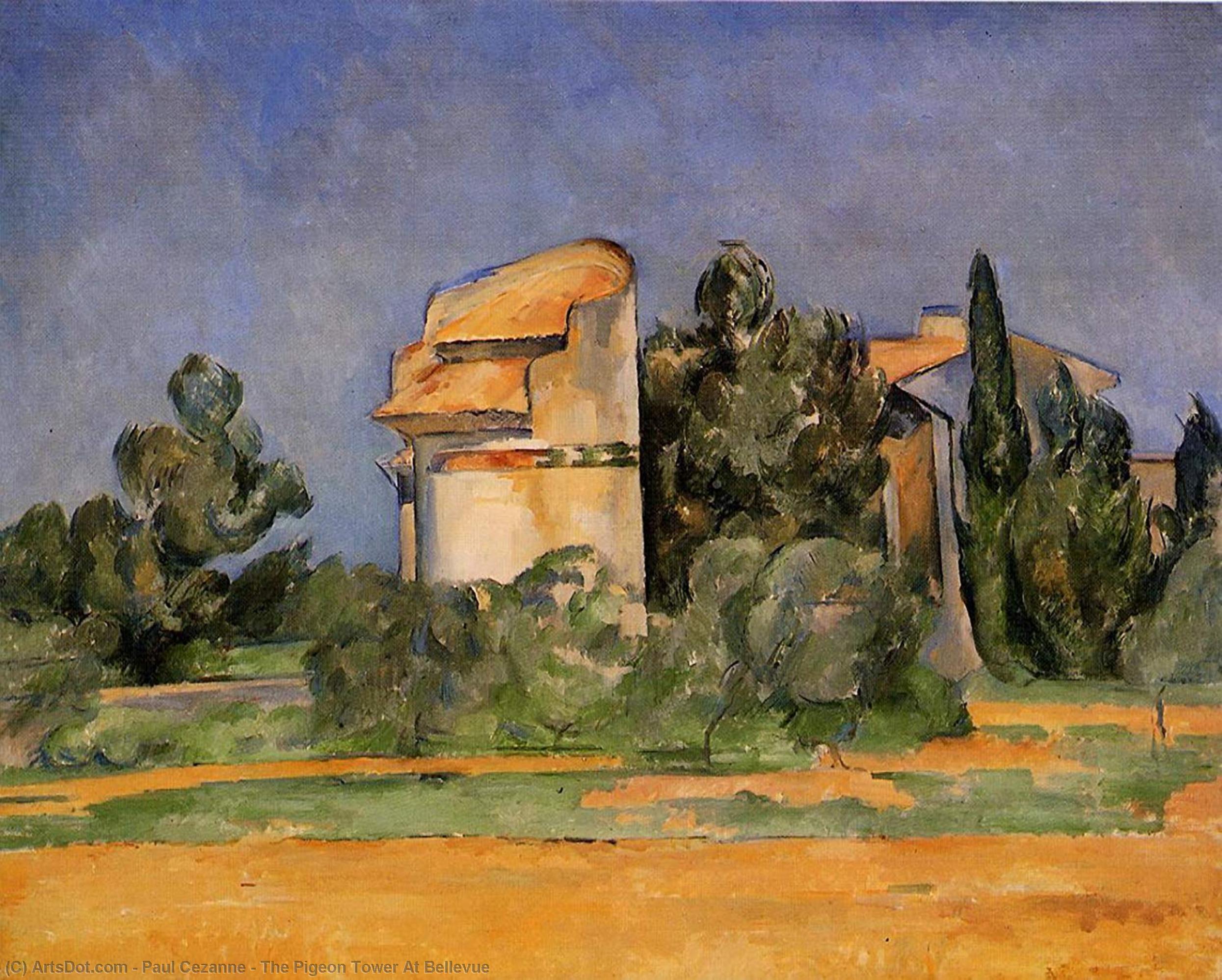 The Pigeon Tower At Bellevue — Paul Cézanne