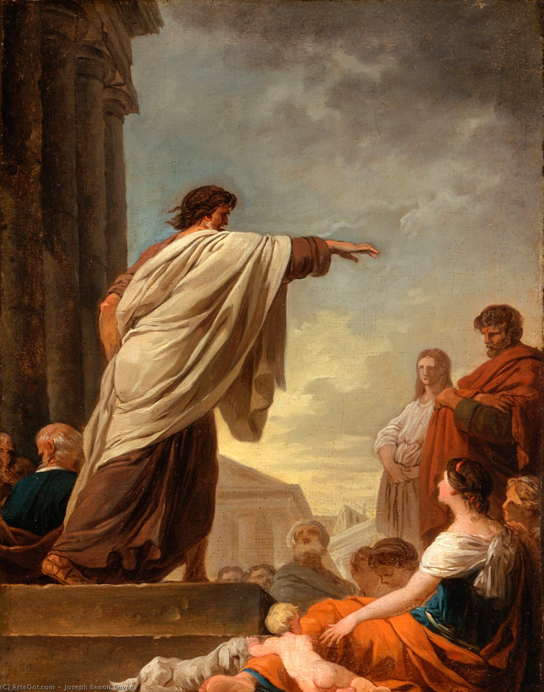 The Predication Of Saint Paul — Жозеф-бенуа Суве