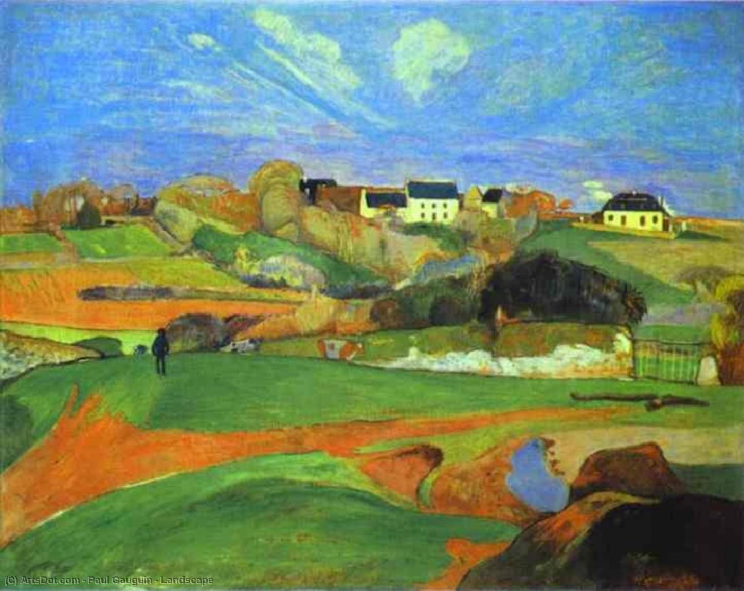 Landscape — Eugène Henri Paul Gauguin