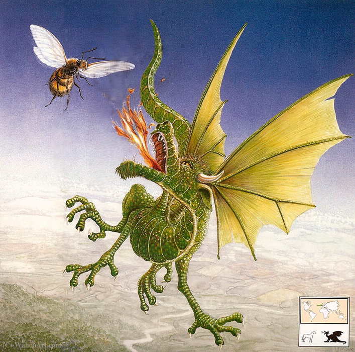 Emerald Dragon Immature — Graeme Base
