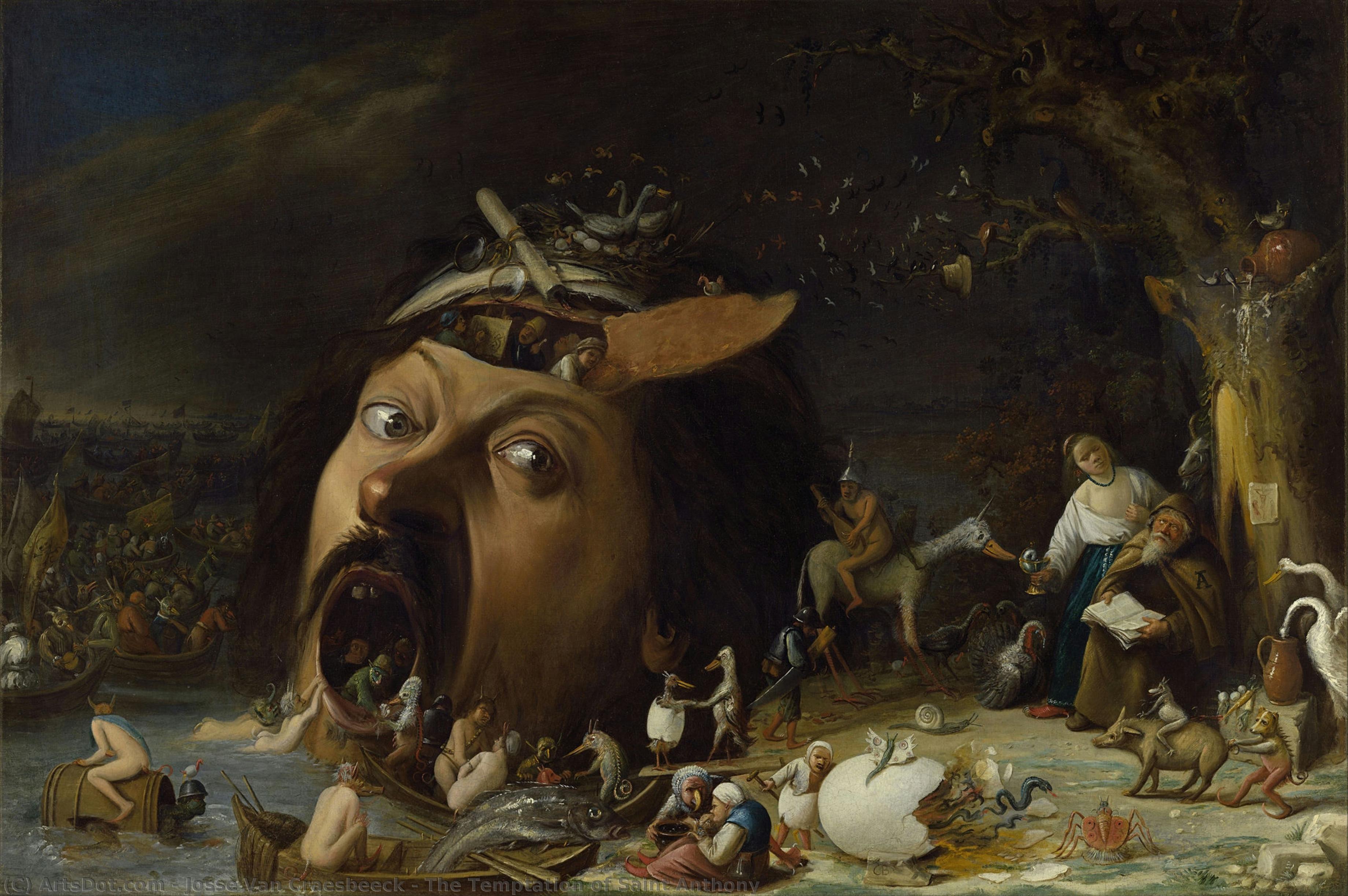 The Temptation Of Saint Anthony — Joos Van Craesbeeck