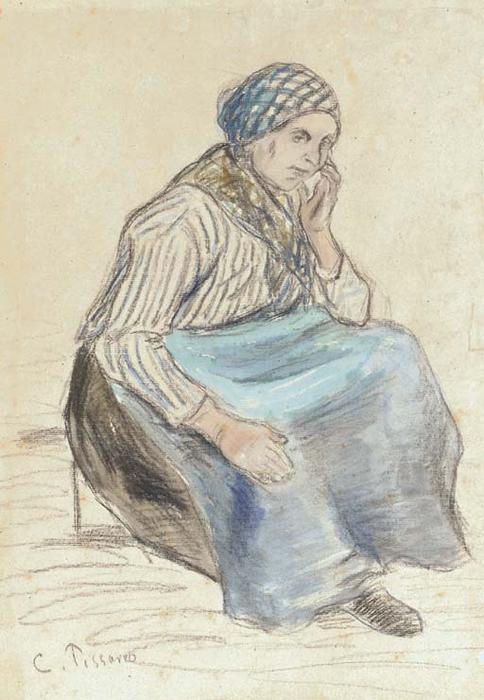 Paysanne Assise — Camille Pissarro