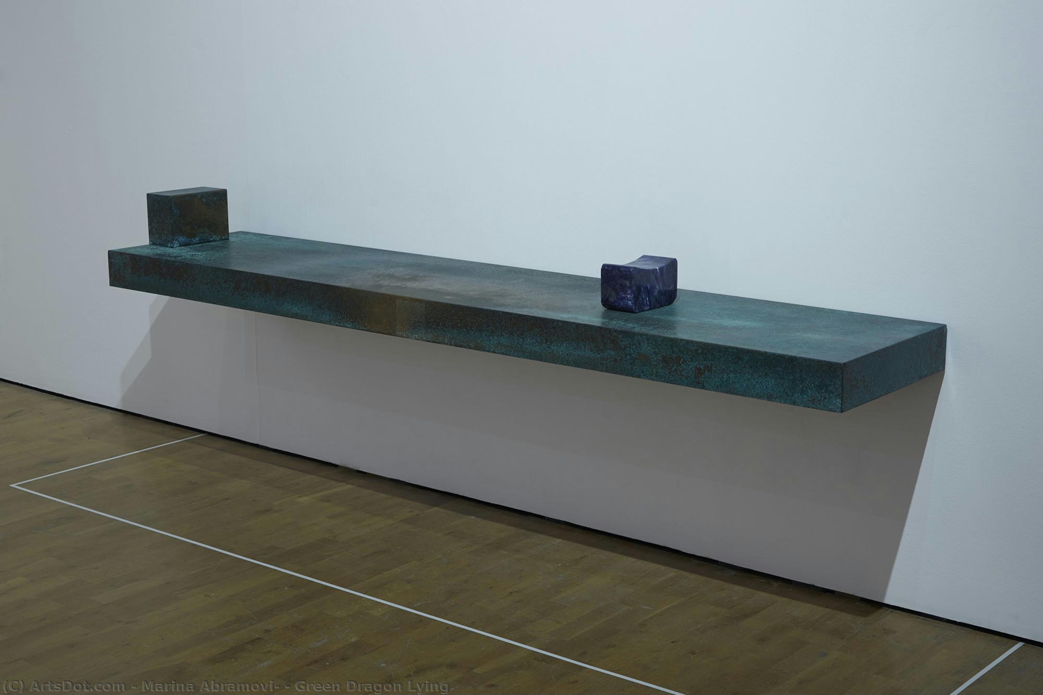 Green Dragon Lying — Marina Abramović