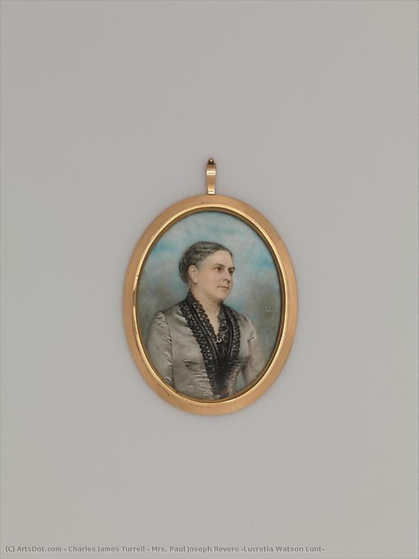 Mrs. Paul Joseph Revere (lucretia Watson Lunt) — Charles James Turrell