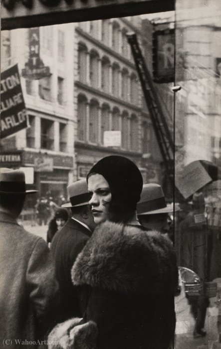 Girl In Fulton Street, New York — Walker Evans
