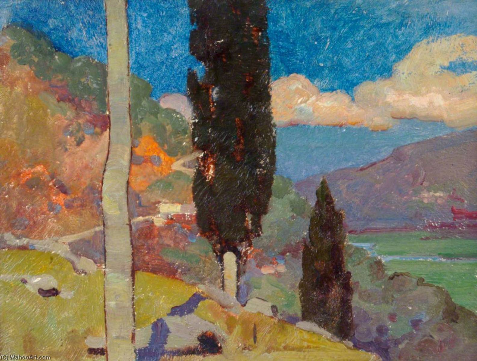 View In Liguria, Bay Of La Spezia — Benjamin Haughton