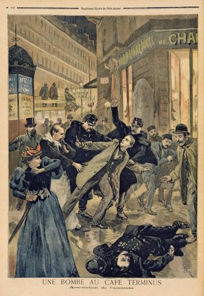 A Bomb At The Cafe Terminus — Oswaldo Tofani
