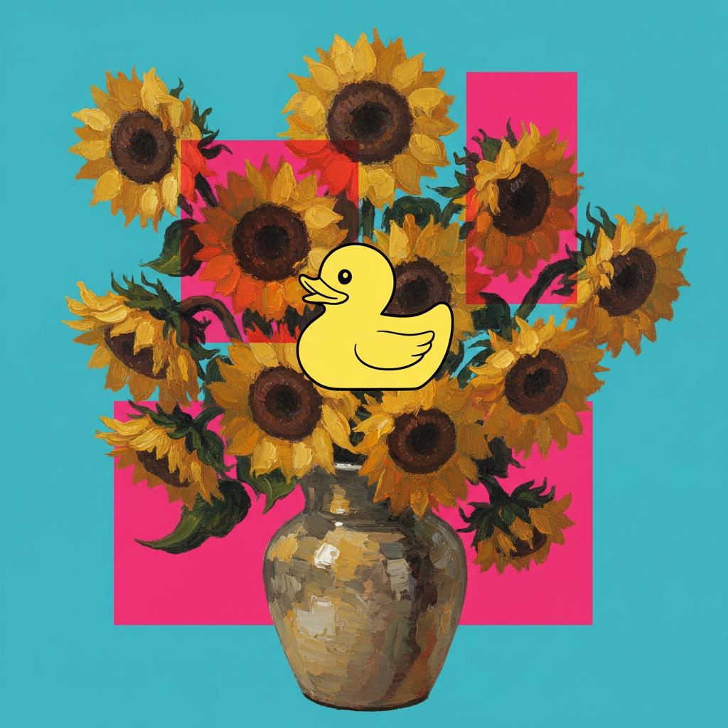 A Radiant Symphony Of Sunlit Petals And Playful Modernist Graphic Whimsy — Louis Cartier