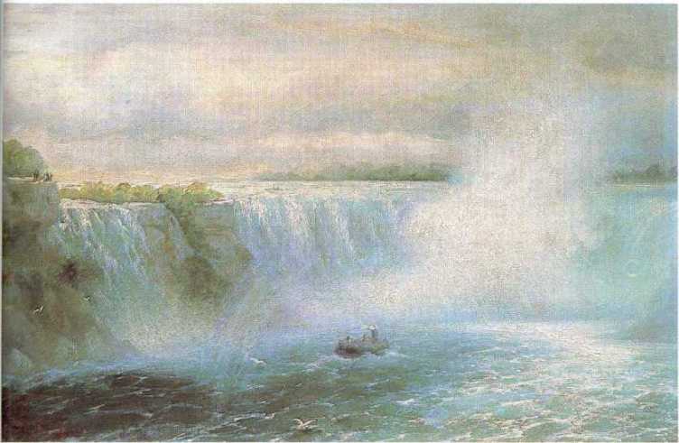 The Niagara Waterfall — Ivan Konstantinovich Aivazovsky