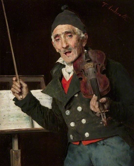 The Violin Teacher — Federigo Andreotti