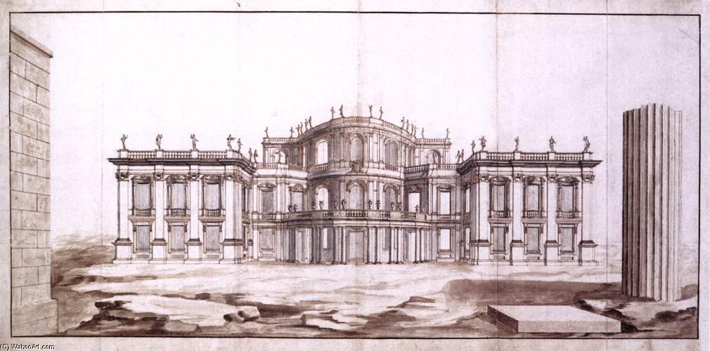 Façade Of A Garden Pavilion (10) — Johann Bernhard Fischer Von Erlach