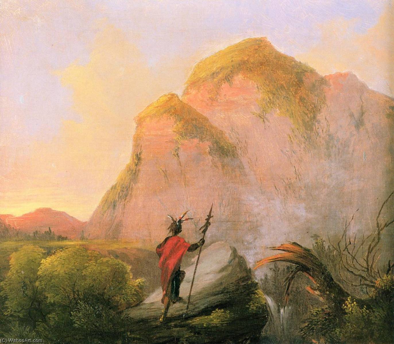 Indian Climber In The Adirondacks — Jesse Talbot