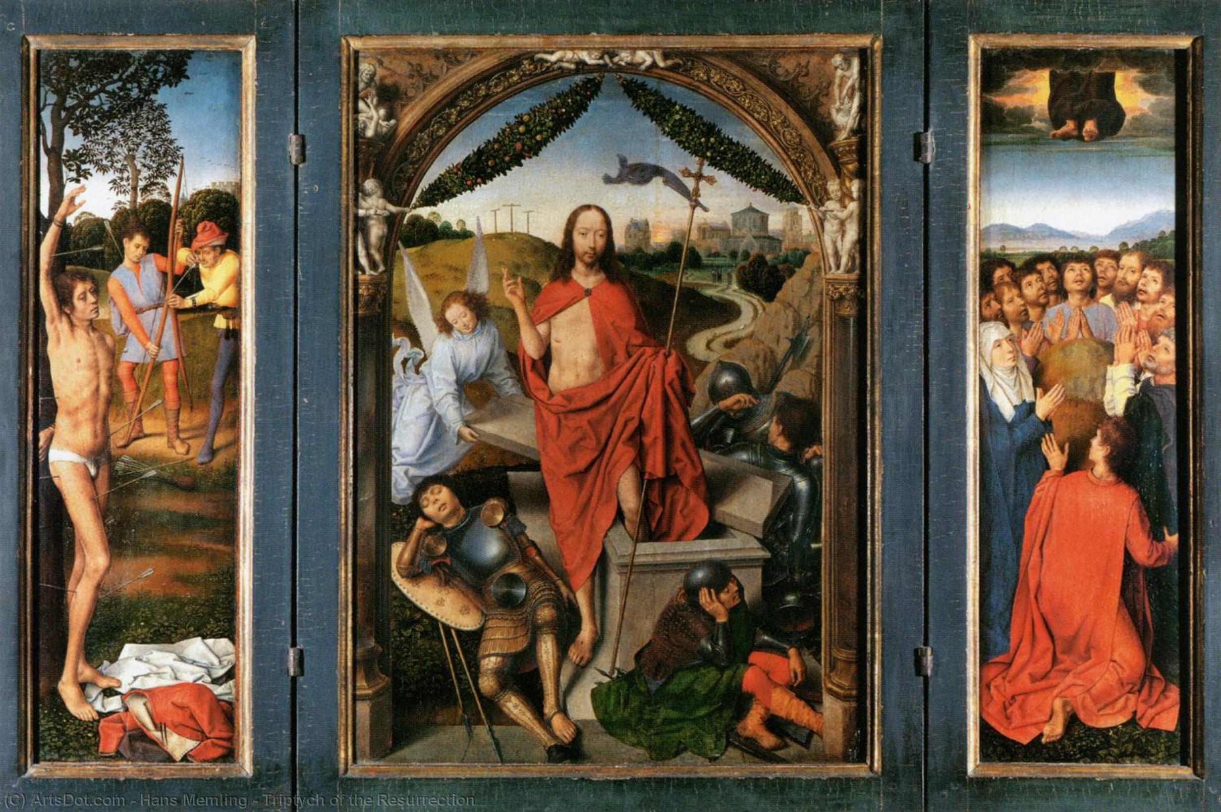 Triptych Of The Resurrection — Memling, Hans