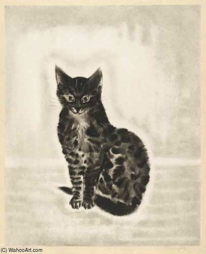 Chat Noir — Léonard Tsuguharu Foujita