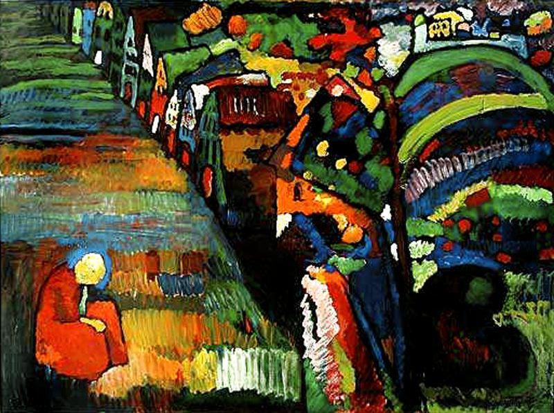 Painting With Houses — Wassily Wassilyevich Kandinsky