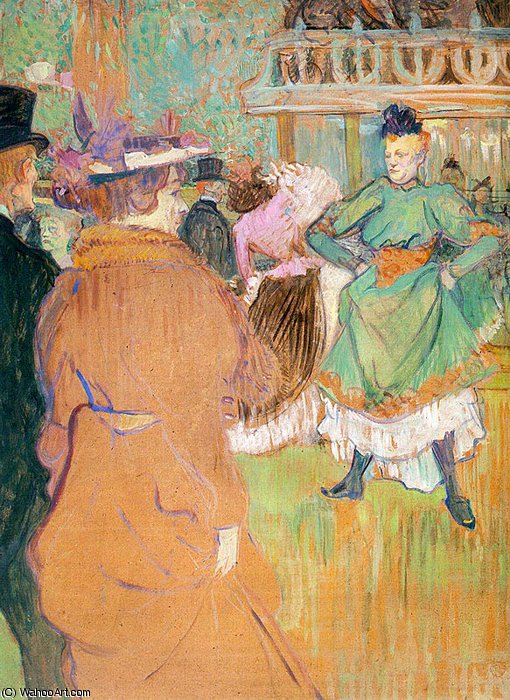 The Beginning Of The Quadrille At The Mouli — Henri De Toulouse-lautrec