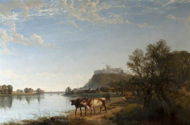 Windsor Castle From Clewer Meadows — Joseph Paul Pettit