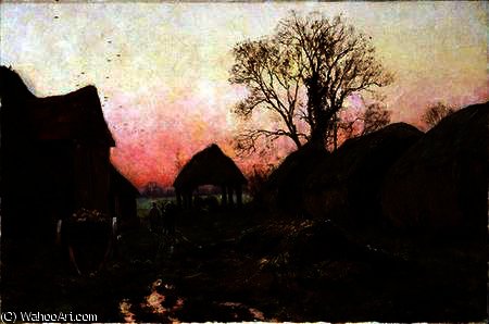 A Frosty Sunset — Edward Wilkins Waite