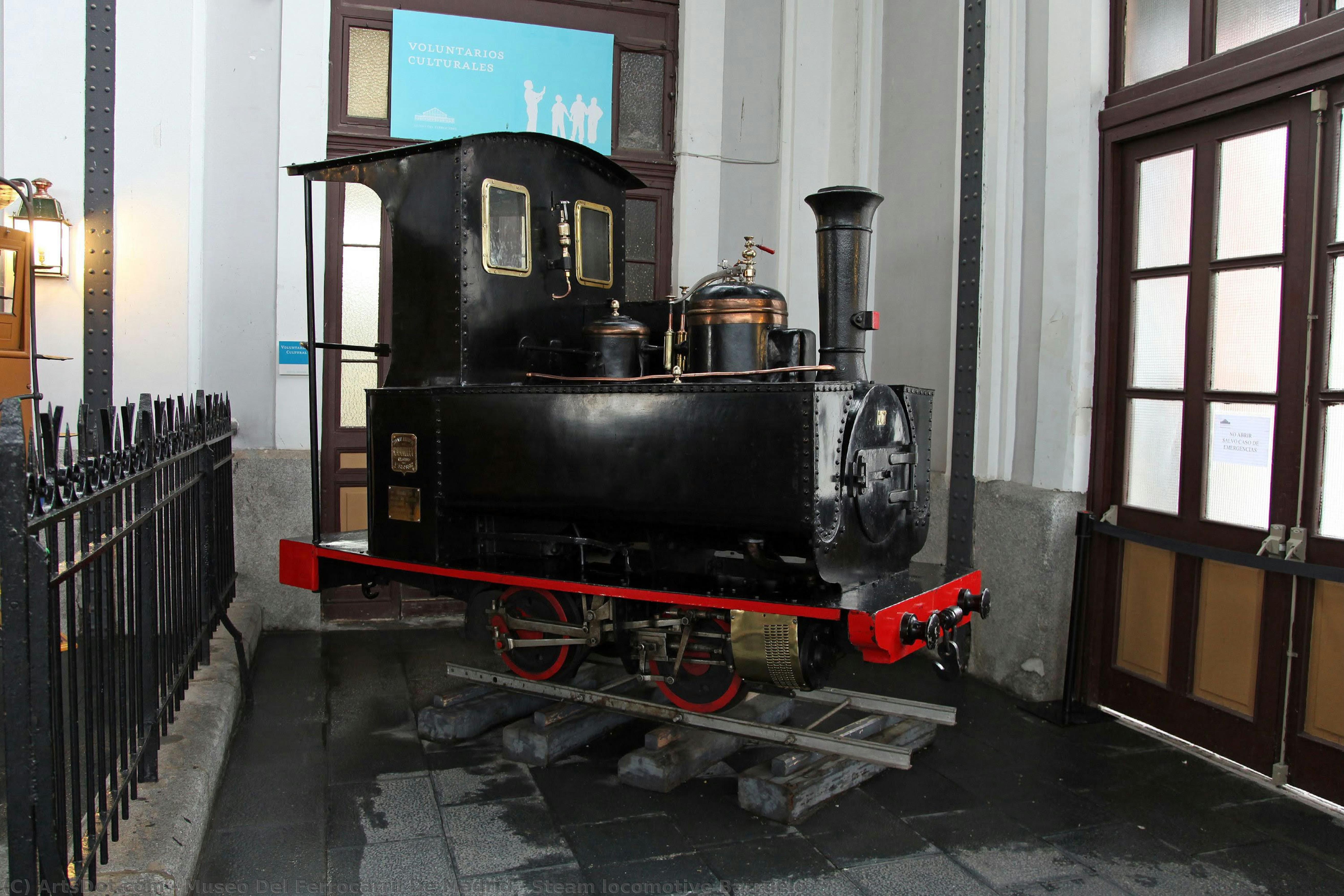 Steam Locomotive Barruelo — マドリード鉄道博物館