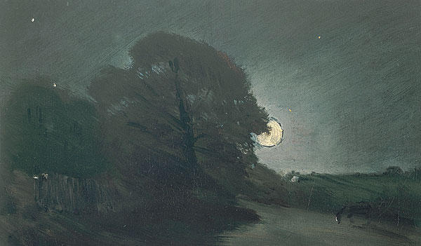The Edge Of A Heath By Moonlight — John Constable