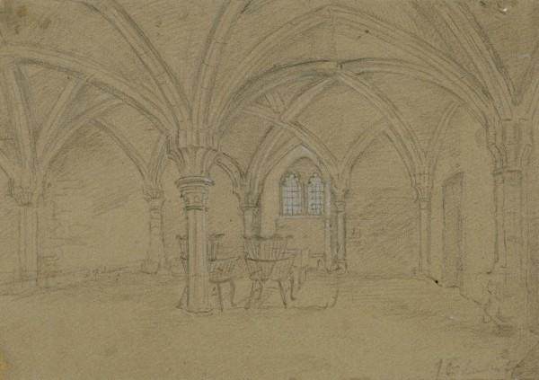 The Crypt At Elstow Church, Bedfordshire — ジョン・フレデリック・ルイス
