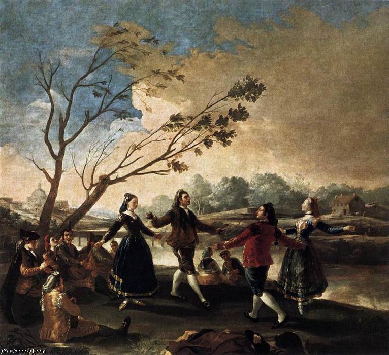 Dance Of The Majos At The Banks Of Manzanares — Francisco José De Goya Y Lucientes