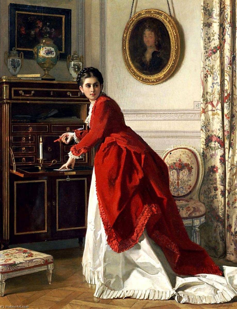 The Letter — Charles Baugniet