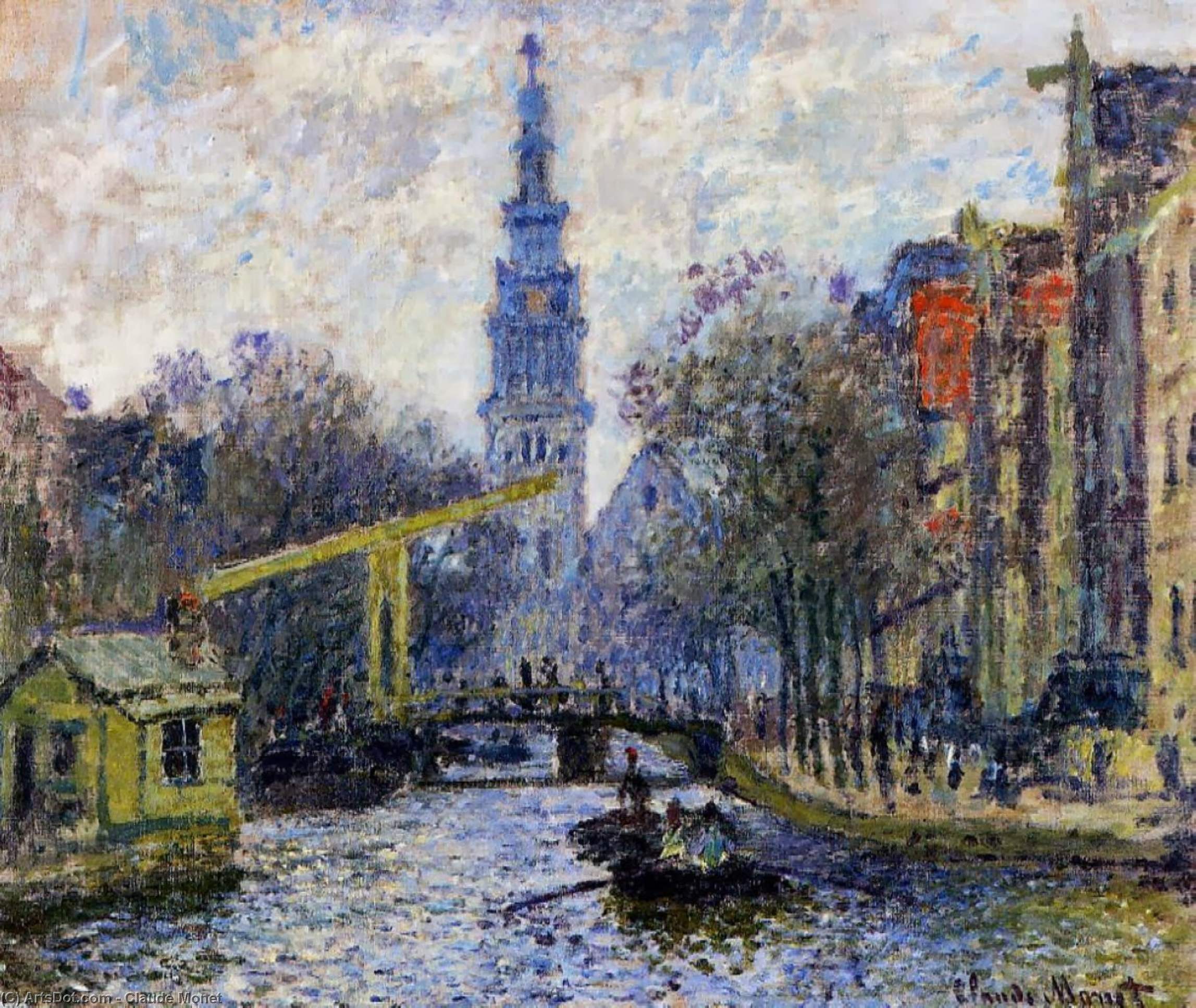 Canal In Amsterdam — Claude Monet
