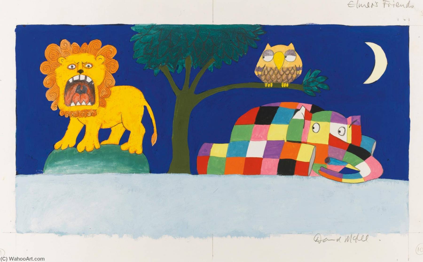 Two Illustrations From Elmer's Friends , Comprising — David Mckee