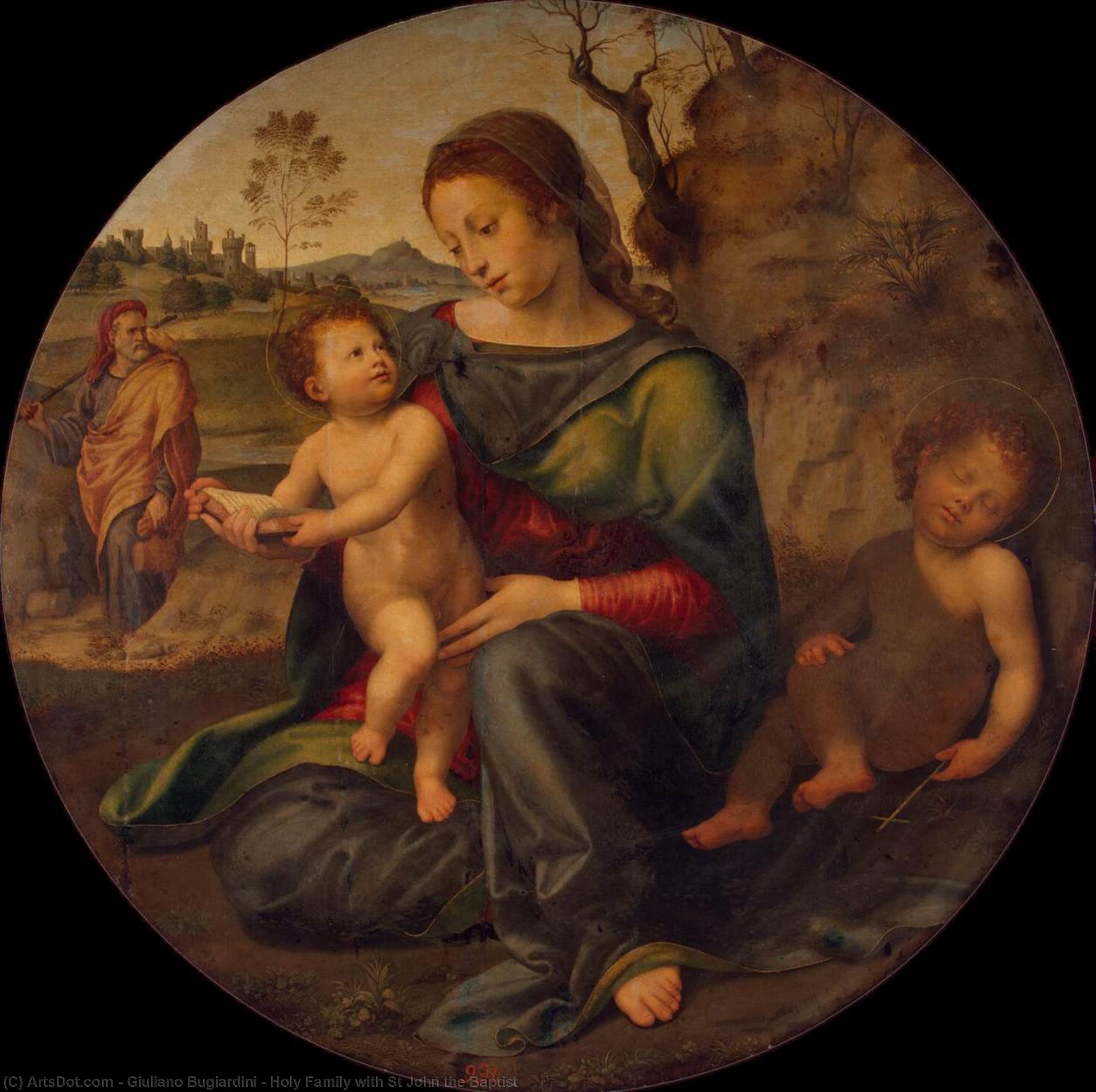 Holy Family With St John The Baptist — Đulijano Bugjardini
