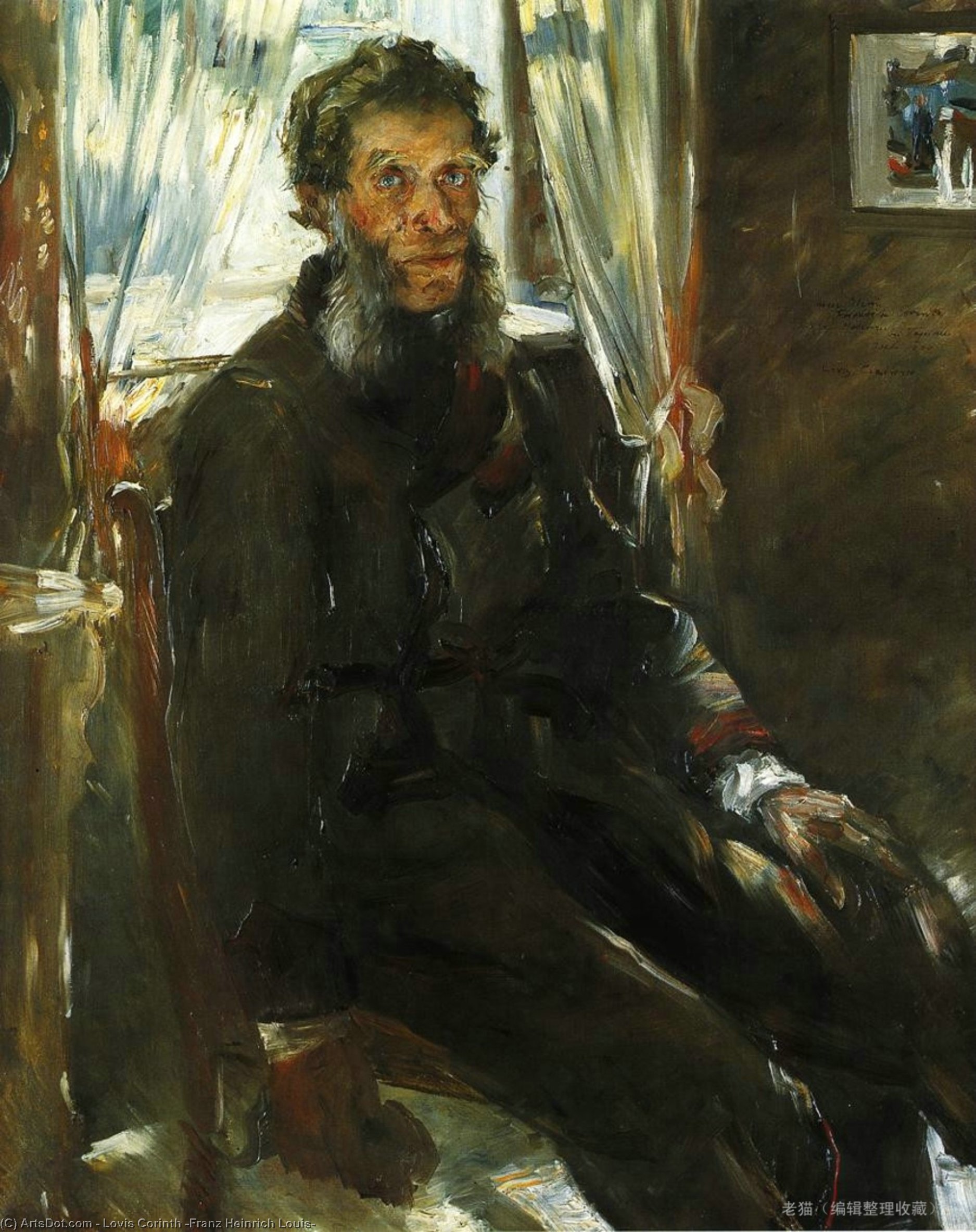 Portrait Of The Artist's Uncle, Friedrich Corinth — Lovis Corinth